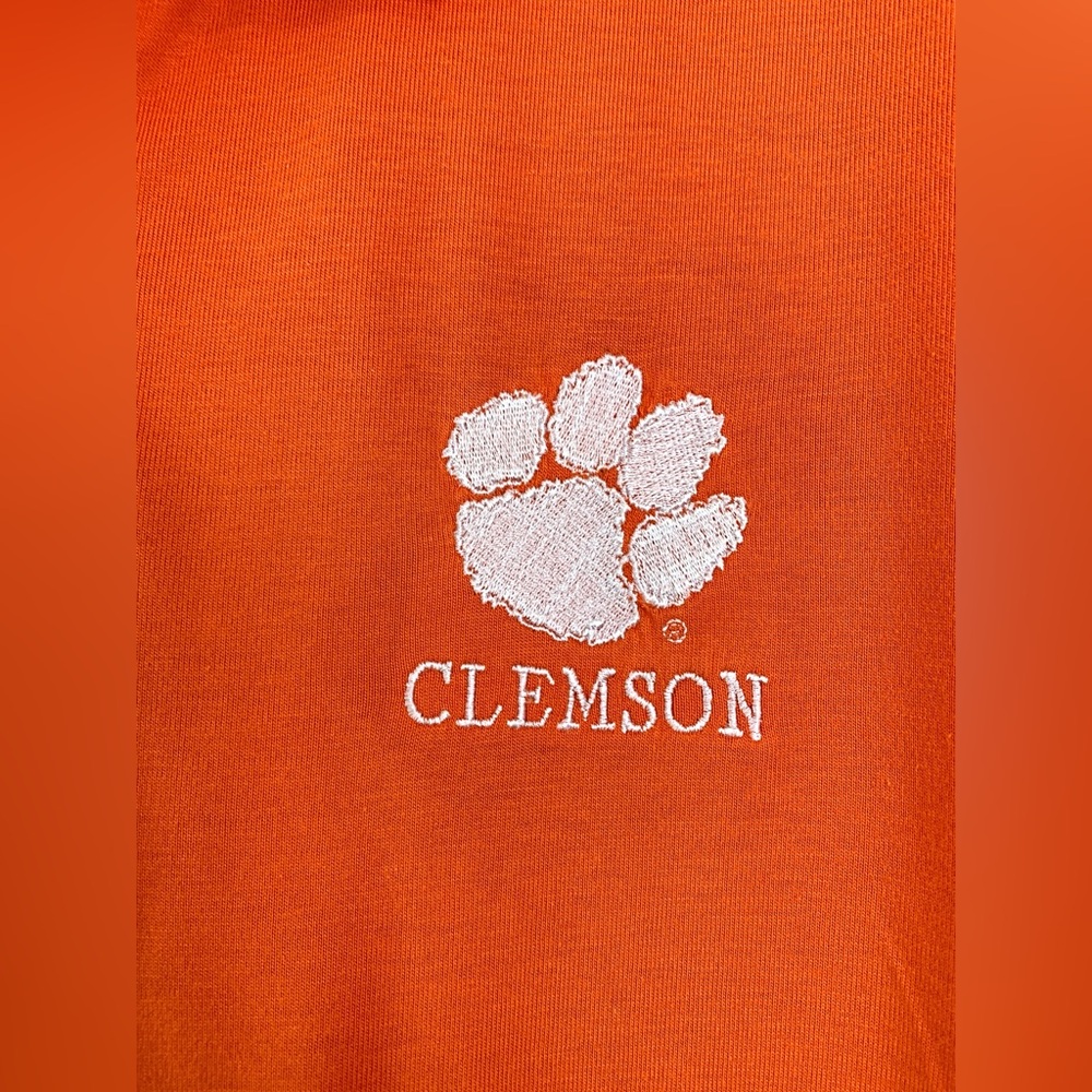Tommy Hilfiger Clemson Orange Polo Shirt - Picture 3 of 7